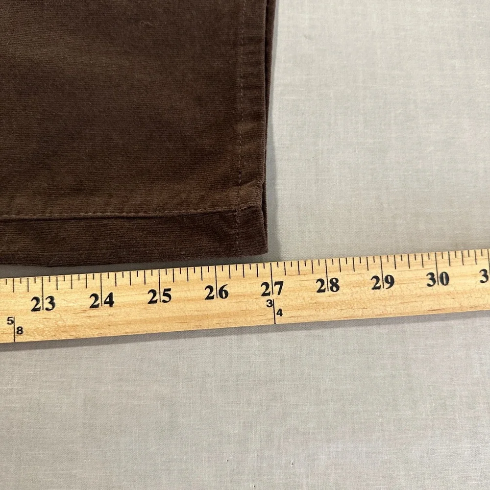 a.n.a Women's 6 Highest-Rise Barrel Pants Brownie Corduroy Tapered Leg NEW